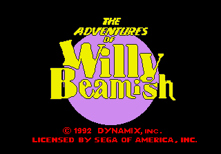Заставка игры Adventures of Willy Beamish, The